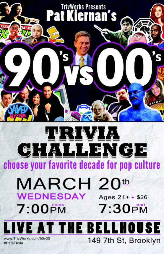 Why We Re Producing 90s Vs 00s Pop Culture Trivia Night Trivworks